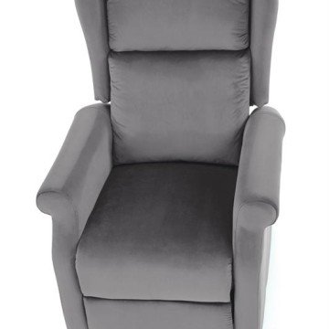 Фото2.Кресло раскладное Halmar Agustin 2 Серый